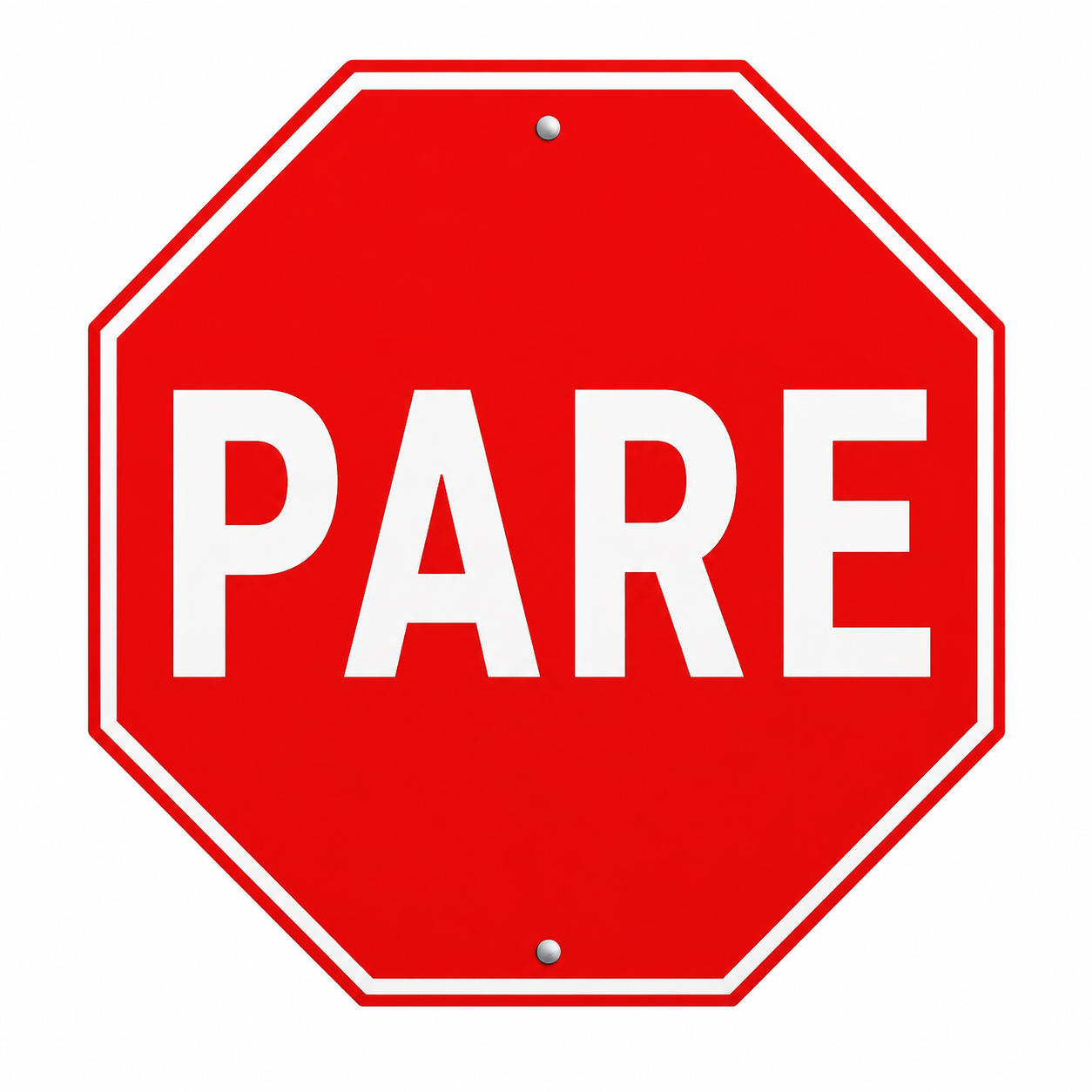 Señal Reglamentaria Pare (RPI-2)