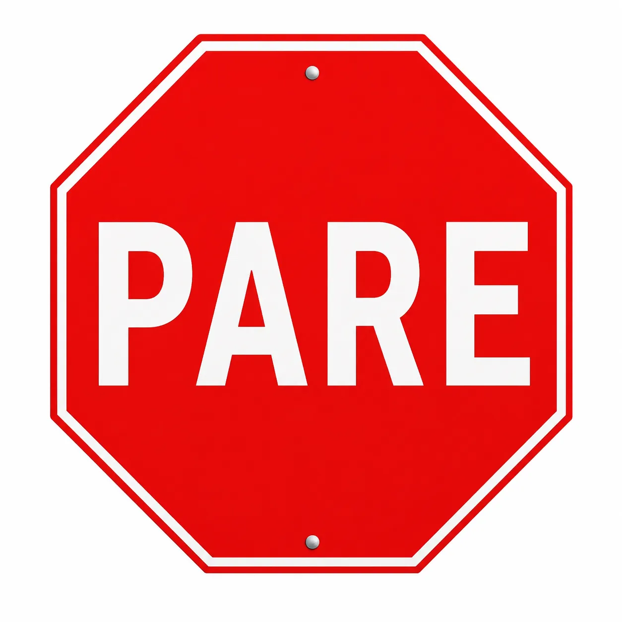 Señal Reglamentaria Pare (RPI-2)